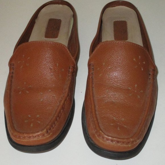 Duck Head Womens Tan Leather Driving Moccasin Slip-on Loafer Shoe - Size 8M - Picture 4 of 8